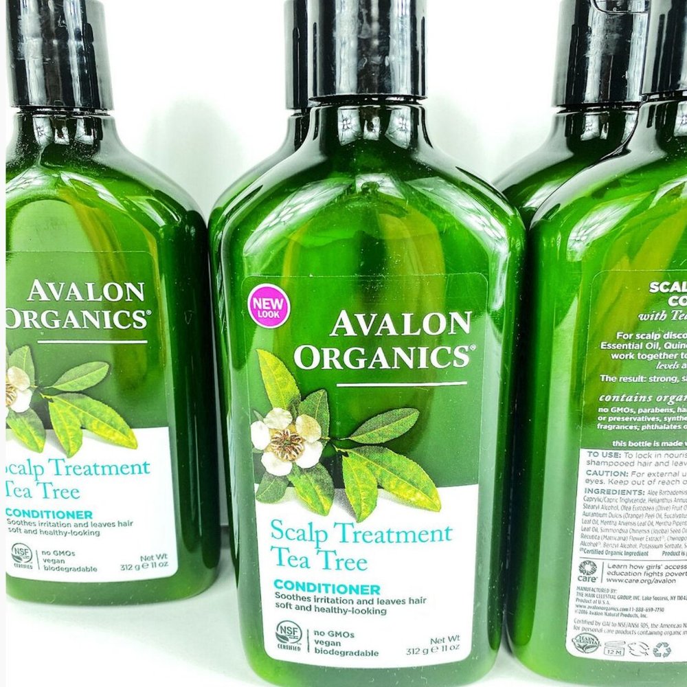 6 Bottles Avalon Organics Tea Tree Conditioner - Picture 2 of 3